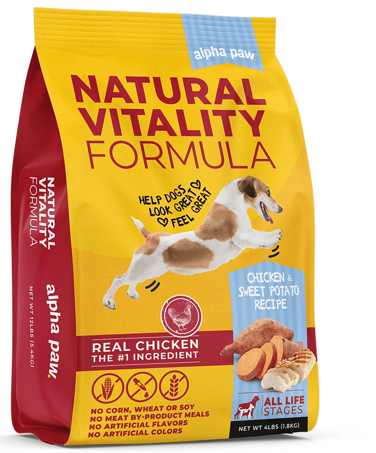 alpha paw natural vitality dog food