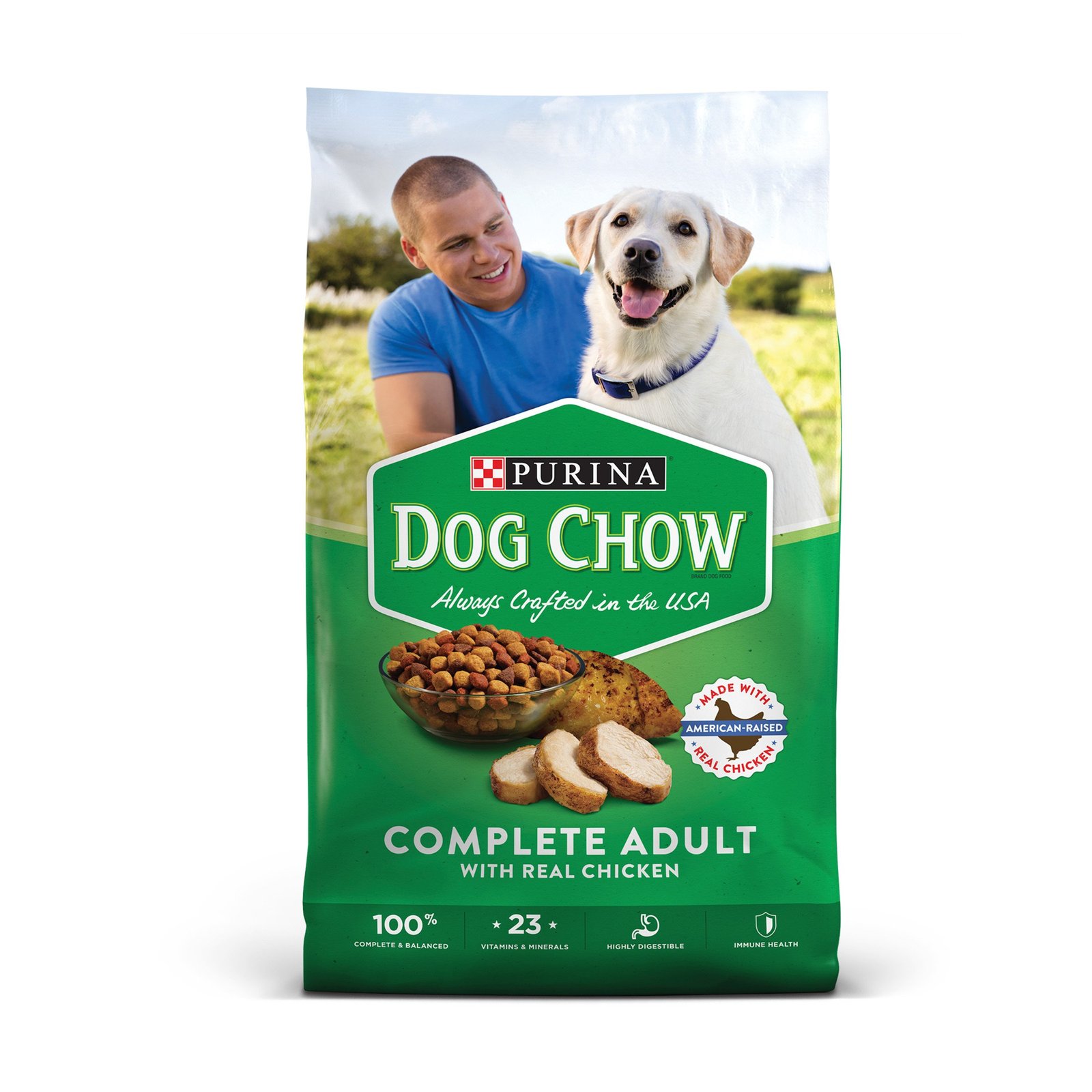 purina dog chow high protein review