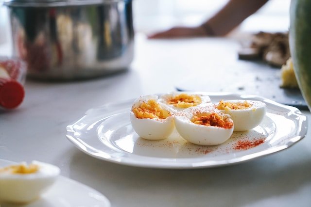 are deviled eggs good for dogs